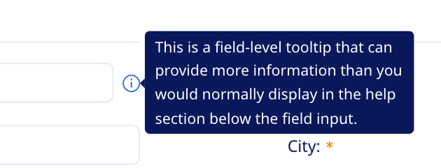 Field-level tooltip icon