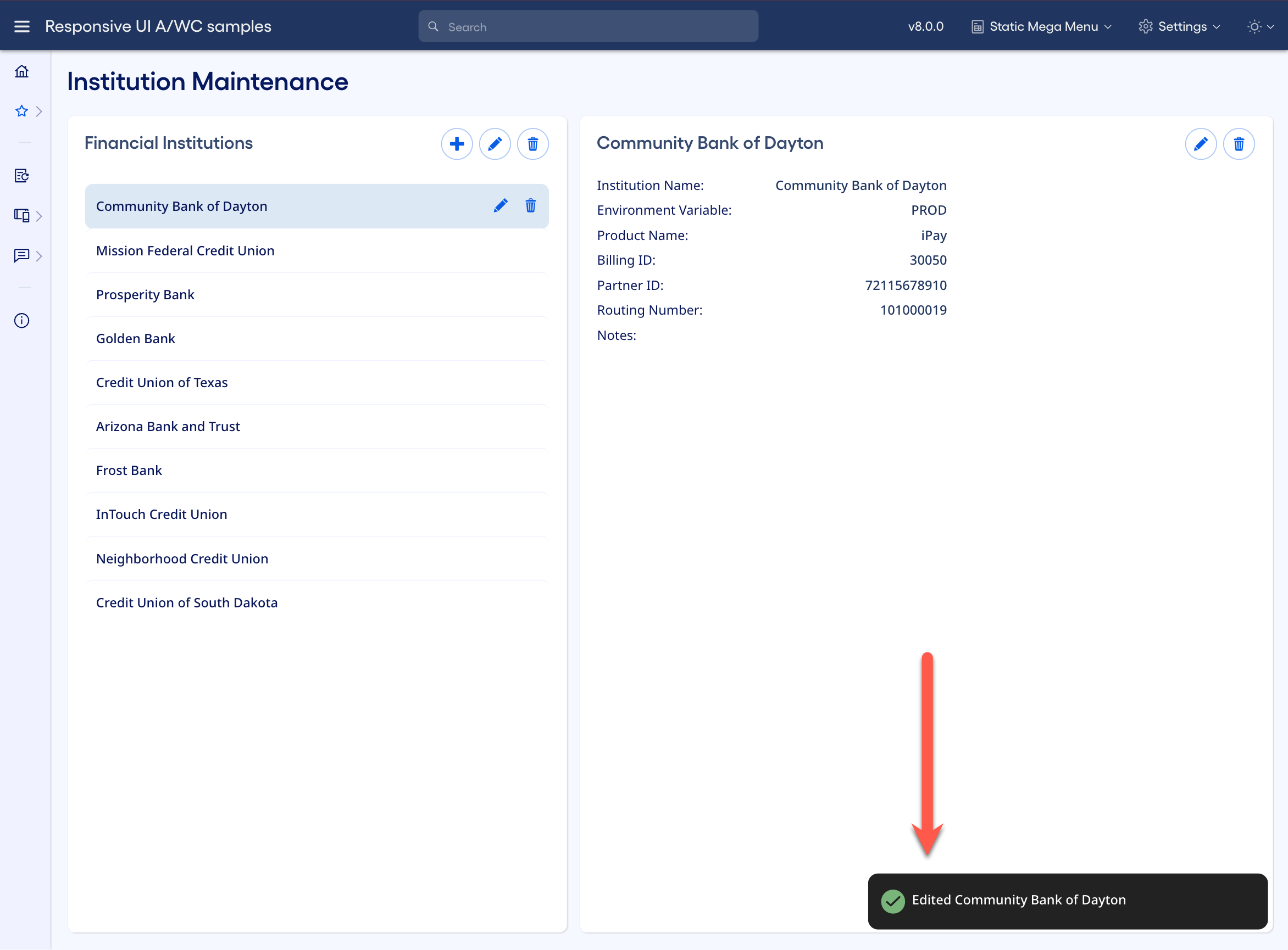Popup notification on desktop