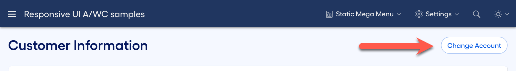 Function toolbar button example