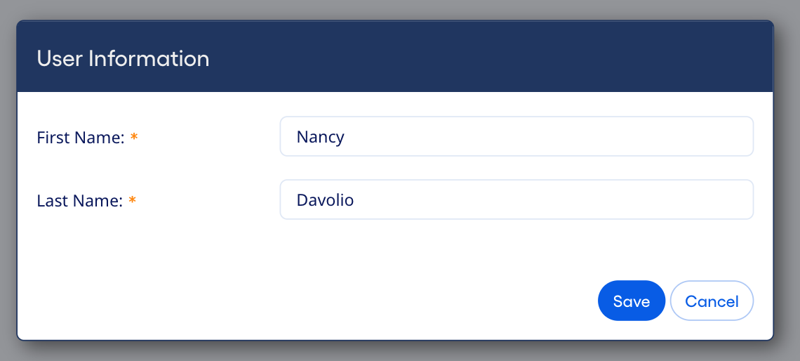 General dialog box example